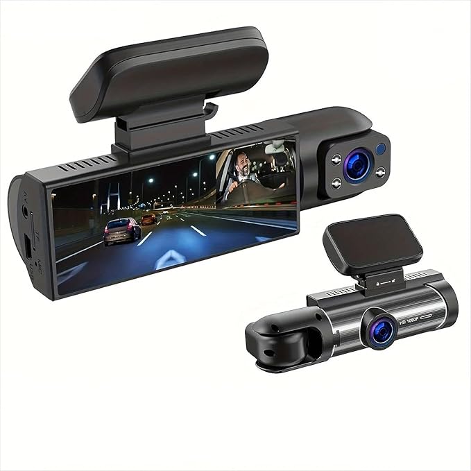 Cámara dual 1080P para coche, grabadora de conducción con visión nocturna