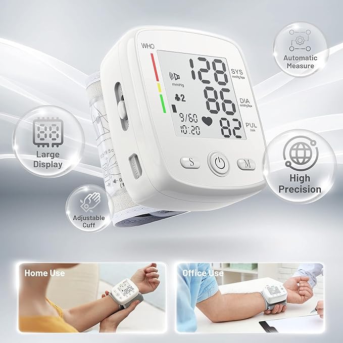 Esfigmomanómetro para medir la presión arterial con voz.