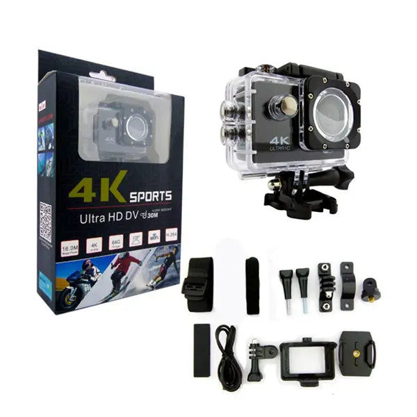 cámara deportiva WiFi HD 2.0 pulgadas, subacuática tipo GO PRO