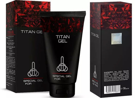 Gel intimo de crecimiento para  hombres.